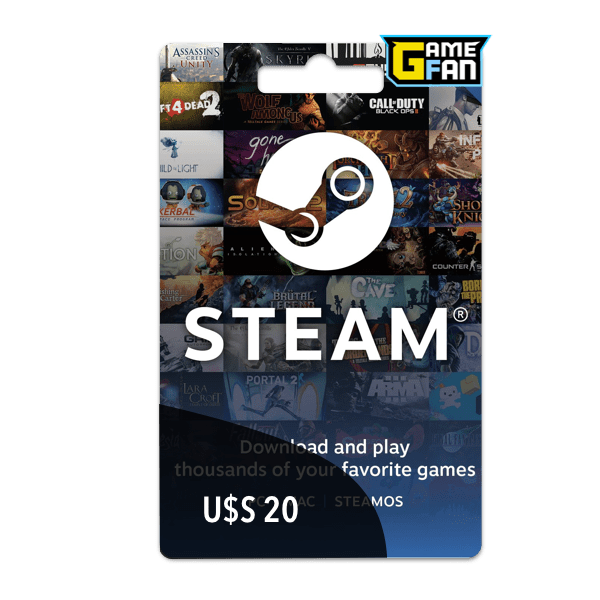 Steam Wallet U$S 20 para Valve