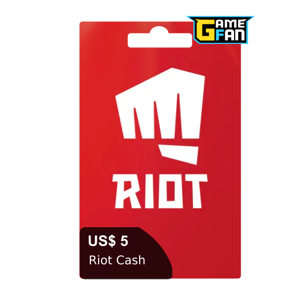 Riot cash US$ 5 para Riot Games