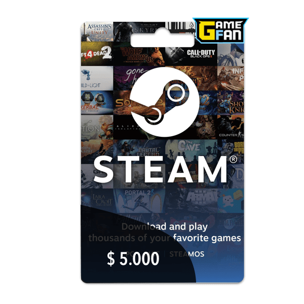 Steam Wallet $5.000 para Valve